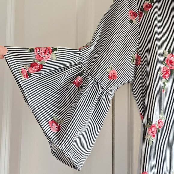 Calvin Klein Women's Dress Size 14 Cottagecore Parisian Chic Unique Romantic EUC - Picture 4 of 13